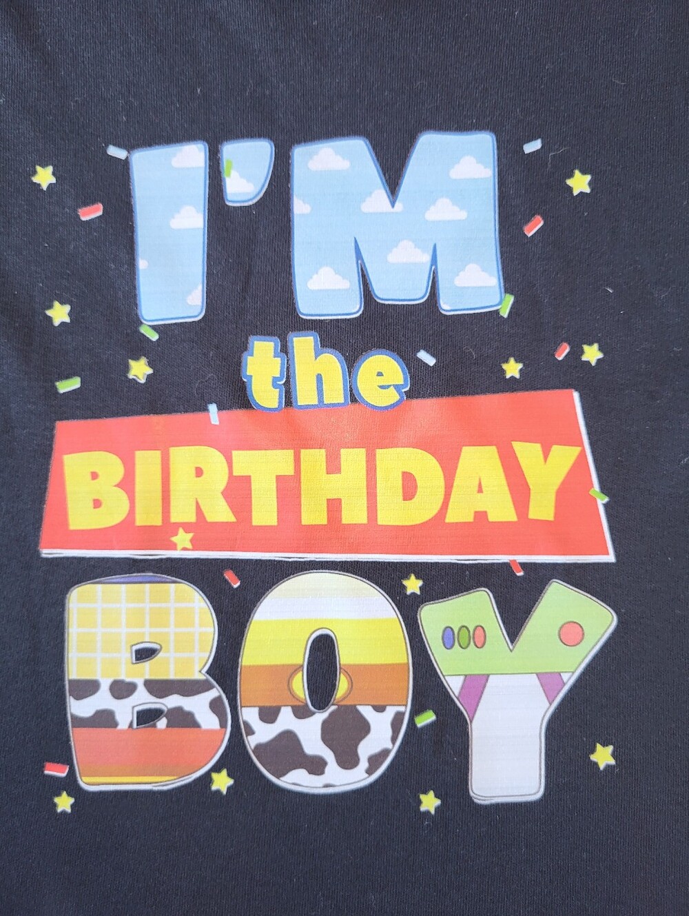 I'm the Birthday Boy Graphic Tee - Multicolor Toy Story Theme